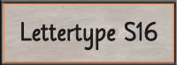 LETTERTYPE S16 - Klik aan voor een vergroting